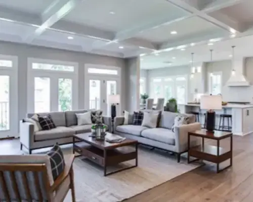 Interior in built on your lot home by Evergreene Homes