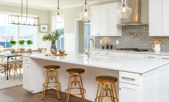 Kitchen at Loudoun County's Longmoor Farms phase II